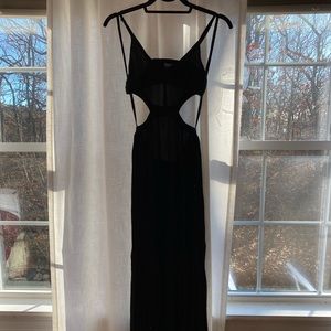 Aerie Long black dress